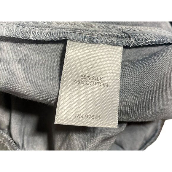 J. Jill Slate Blue gray Tie Dye Print Elastic Waist Skirt - Picture 4 of 4